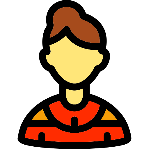 Lady Generic Outline Color icon