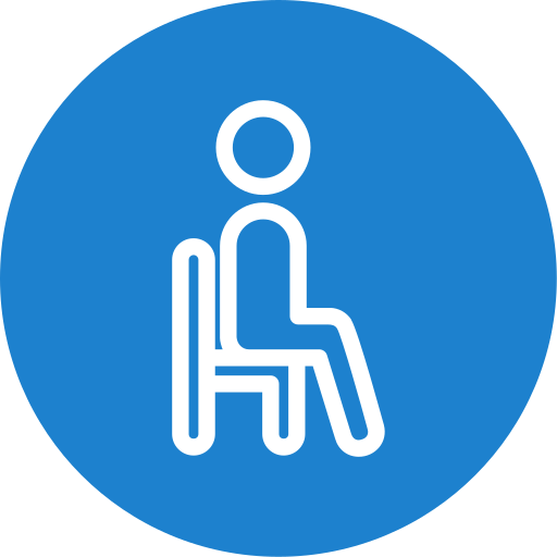 Sitting Generic Flat icon