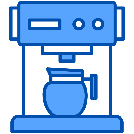 Coffee maker Generic Blue icon