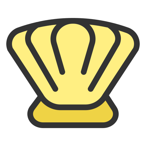 Clam Generic Outline Color icon