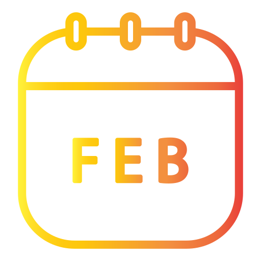 febrero Generic Gradient icono