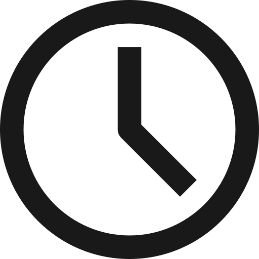 時計 Generic Basic Outline icon
