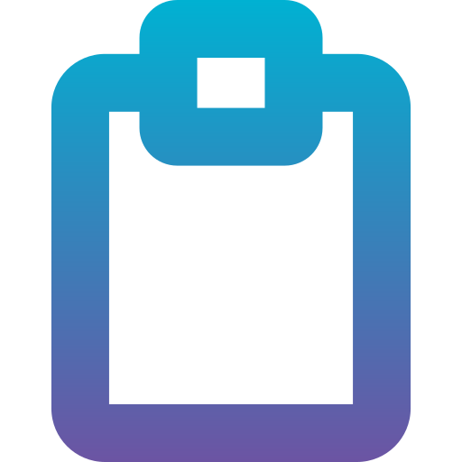 Clipboard Generic Gradient icon