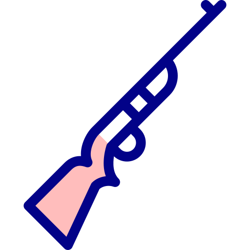 Gun Detailed Mixed Lineal color icon