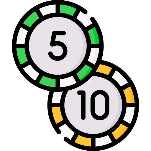 Poker chips Special Lineal color icon