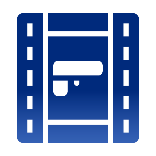 film d'azione Generic Flat Gradient icona