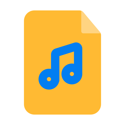 音声ファイル Generic Flat icon