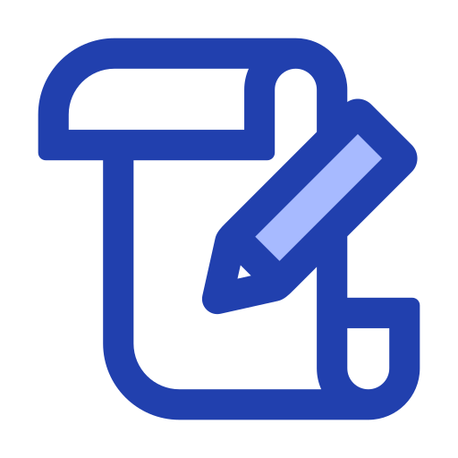 Script Generic Blue icon