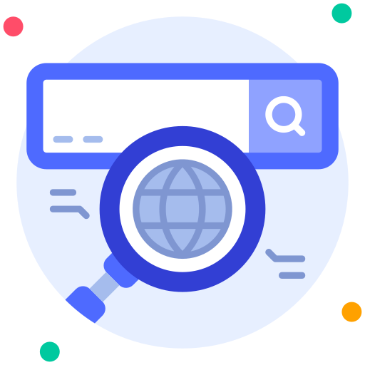 Search engine Generic Rounded Shapes icon