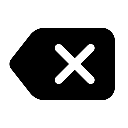 backspace Generic Glyph Ícone