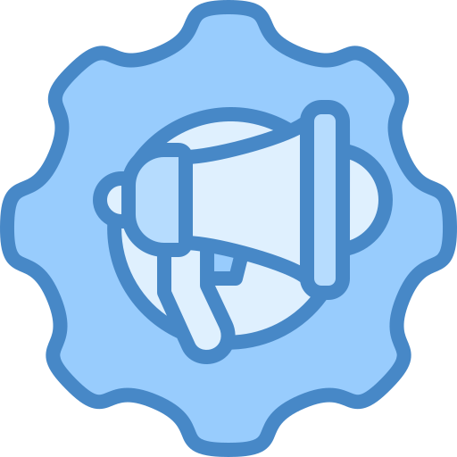 management Generic Blue icon