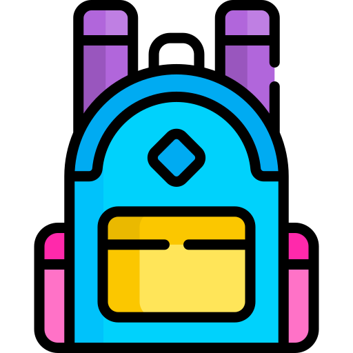 School bag Special Lineal color icon