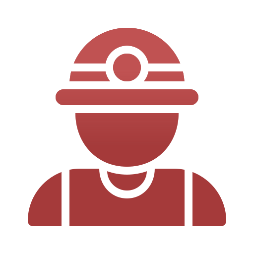 Miner Generic Flat Gradient icon