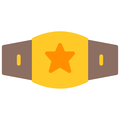 cinturón de campeón Generic Flat icono