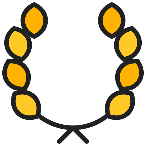 Laurel crown Generic Outline Color icon