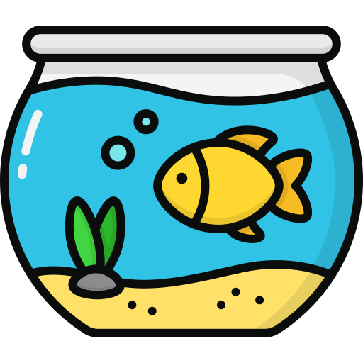 ciotola di pesce Generic Outline Color icona