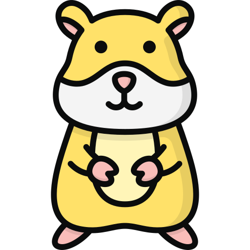 Hamster Generic Outline Color icon