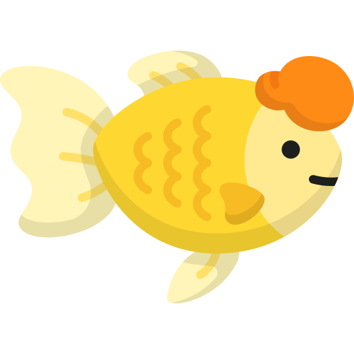 pez de colores Generic Flat icono