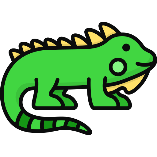 iguana Generic Outline Color ikona