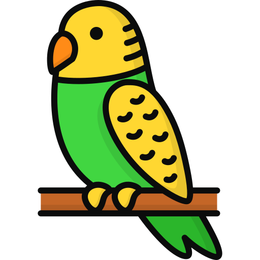 papuga długoogonowa Generic Outline Color ikona