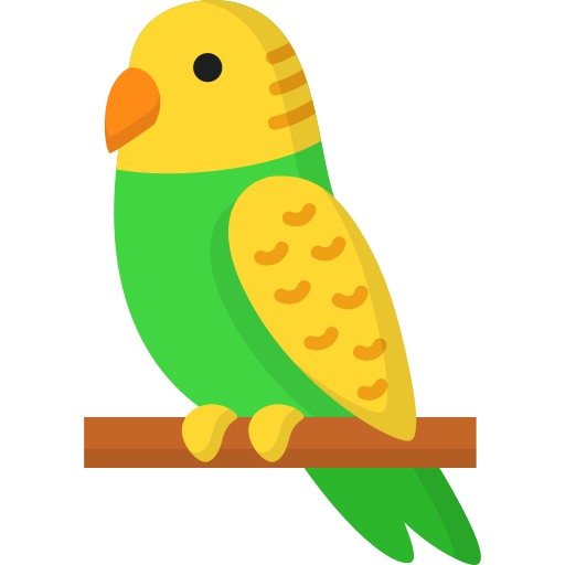 papuga długoogonowa Generic Flat ikona