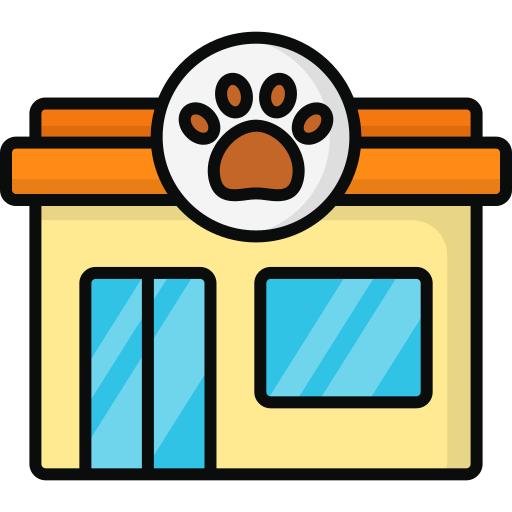 Pet shop Generic Outline Color icon