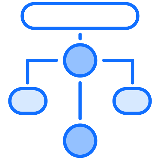 サイトマップ Generic Blue icon