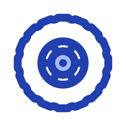 Рулевое колесо Generic Blue иконка