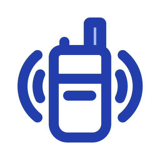 walkie-talkie Generic Blue icono