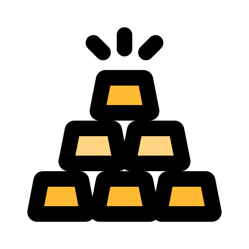 złoto Generic Outline Color ikona