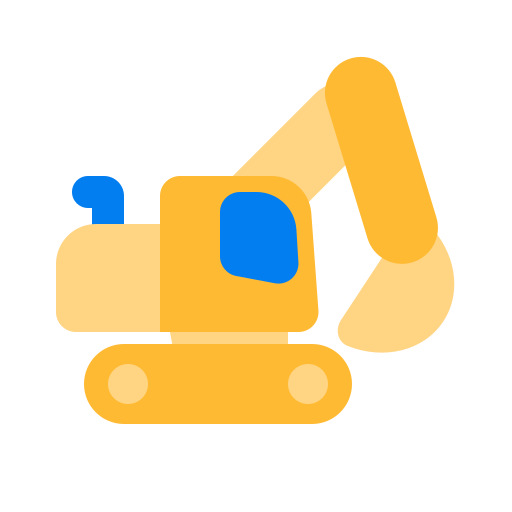 Excavator Generic Flat icon