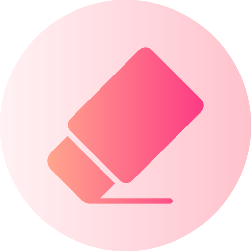 Eraser Generic Flat Gradient icon