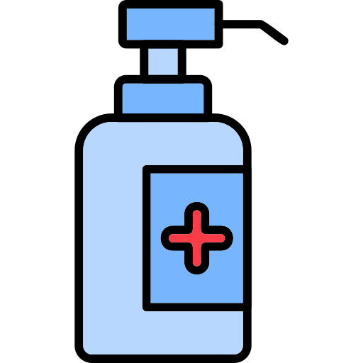 Sanitizer Generic Outline Color icon