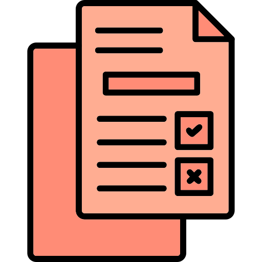 Document Generic Outline Color icon