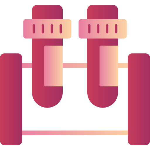 Test tubes Generic Flat Gradient icon