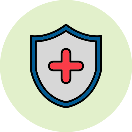 escudo médico Generic Outline Color icono