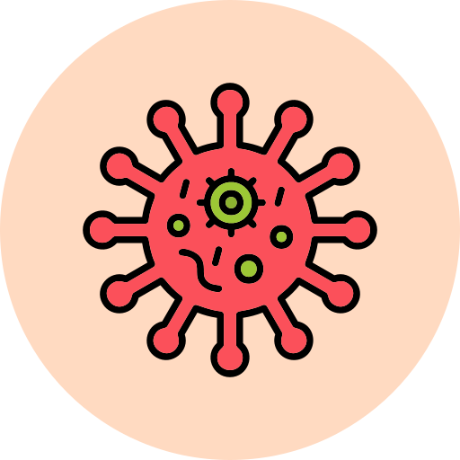 virus Generic Outline Color icoon