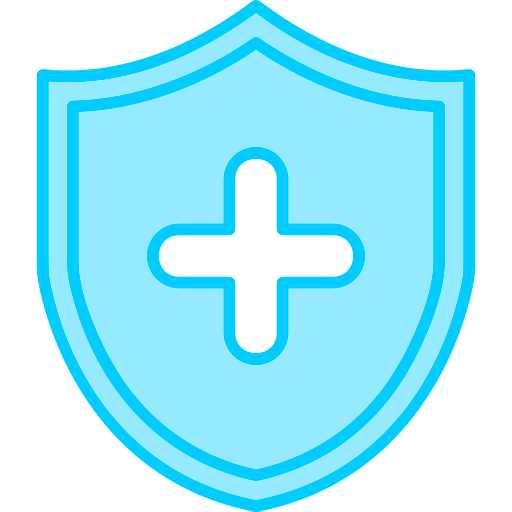 escudo médico Generic Blue icono