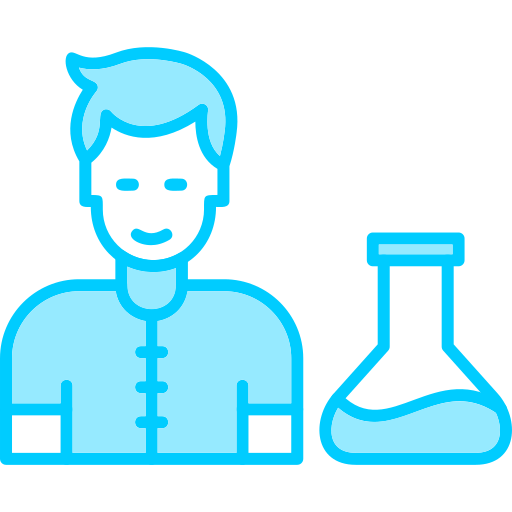 과학자 Generic Blue icon