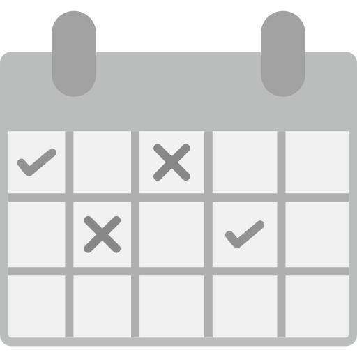 Calendar Generic Grey icon