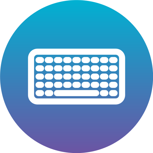 Keyboard Generic Flat Gradient icon