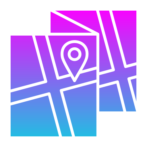 Map Generic Flat Gradient icon