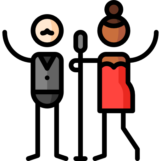 show Puppet Characters Lineal Color icon