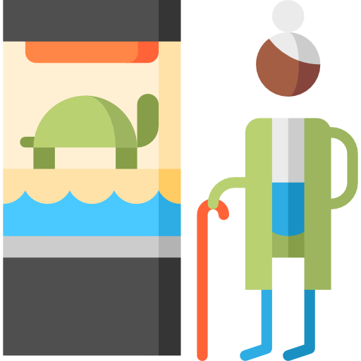 Tortoise Puppet Characters Flat icon
