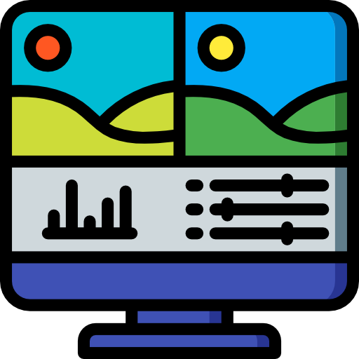 モニター Basic Miscellany Lineal Color icon