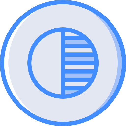 Contrast Basic Miscellany Blue icon