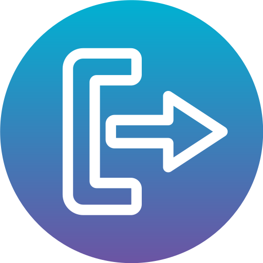 disconnettersi Generic Flat Gradient icona