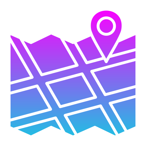 mapy i lokalizacja Generic Flat Gradient ikona