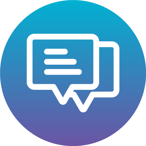 chat Generic Flat Gradient icono