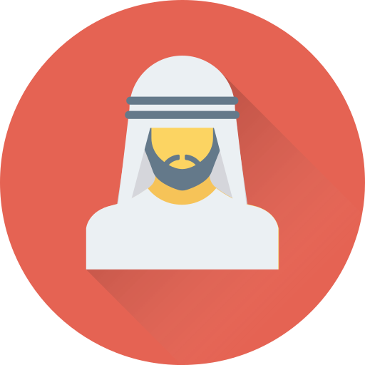 hombre árabe Generic Flat icono